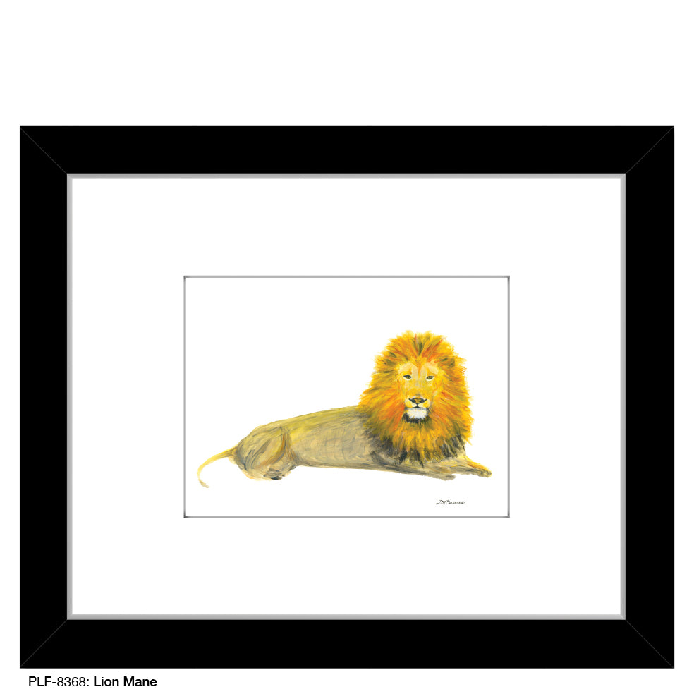 Lion Mane, Print (#8368D), Print Matted, www.printedcanvas.com