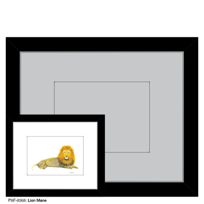 Lion Mane, Print (#8368D), Print Matted, www.printedcanvas.com