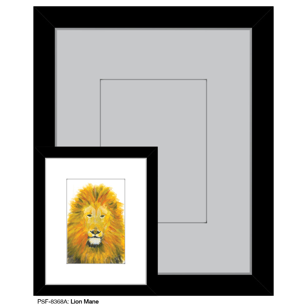 Lion Mane, Print (#8368A), Print Matted, www.printedcanvas.com
