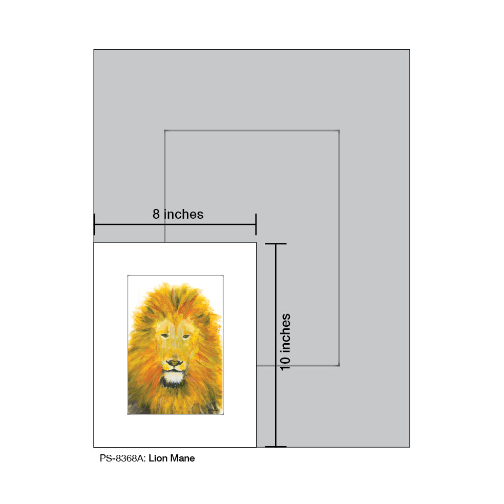 Lion Mane, Print (#8368A), Print Matted, www.printedcanvas.com