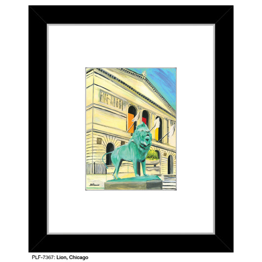 Lion, Print (#7367) - Printed Canvas