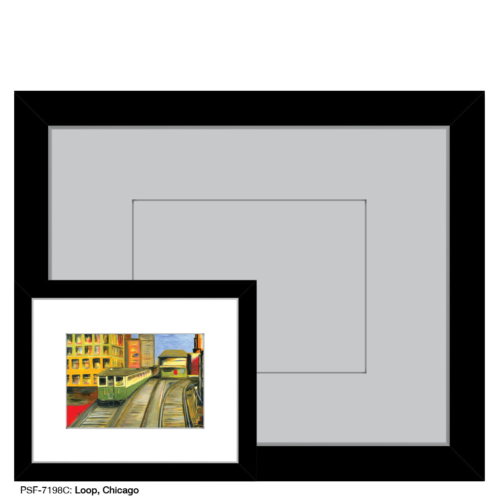 Loop, Chicago, Print (#7198C) - Printed Canvas
