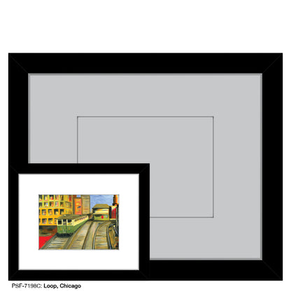Loop, Chicago, Print (#7198C) - Printed Canvas