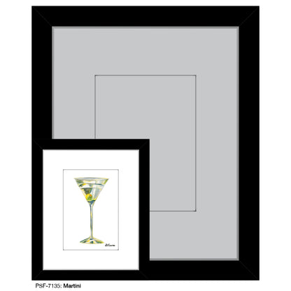 Martini, Print (#7135) - Printed Canvas