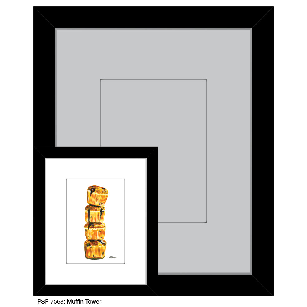 Muffin Tower, Print (#7563) - Printed Canvas