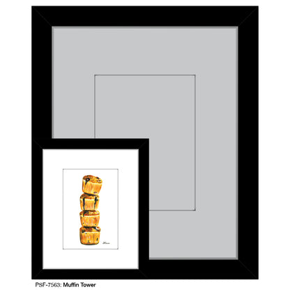 Muffin Tower, Print (#7563) - Printed Canvas