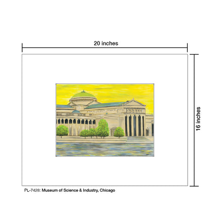 Museum of Science & Industry, Chicago, Print (#7428) - Printed Canvas