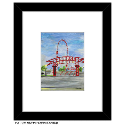 Navy Pier Entrance, Chicago, Print (#7619) - Printed Canvas