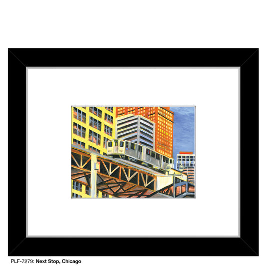 Next Stop, Chicago, Print (#7279) - Printed Canvas