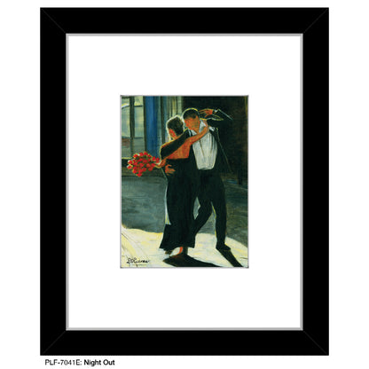 Night Out, Print (#7041E), Print Matted, www.printedcanvas.com