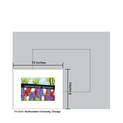 Northwestern University, Chicago, Print (#8269) - Printed Canvas
