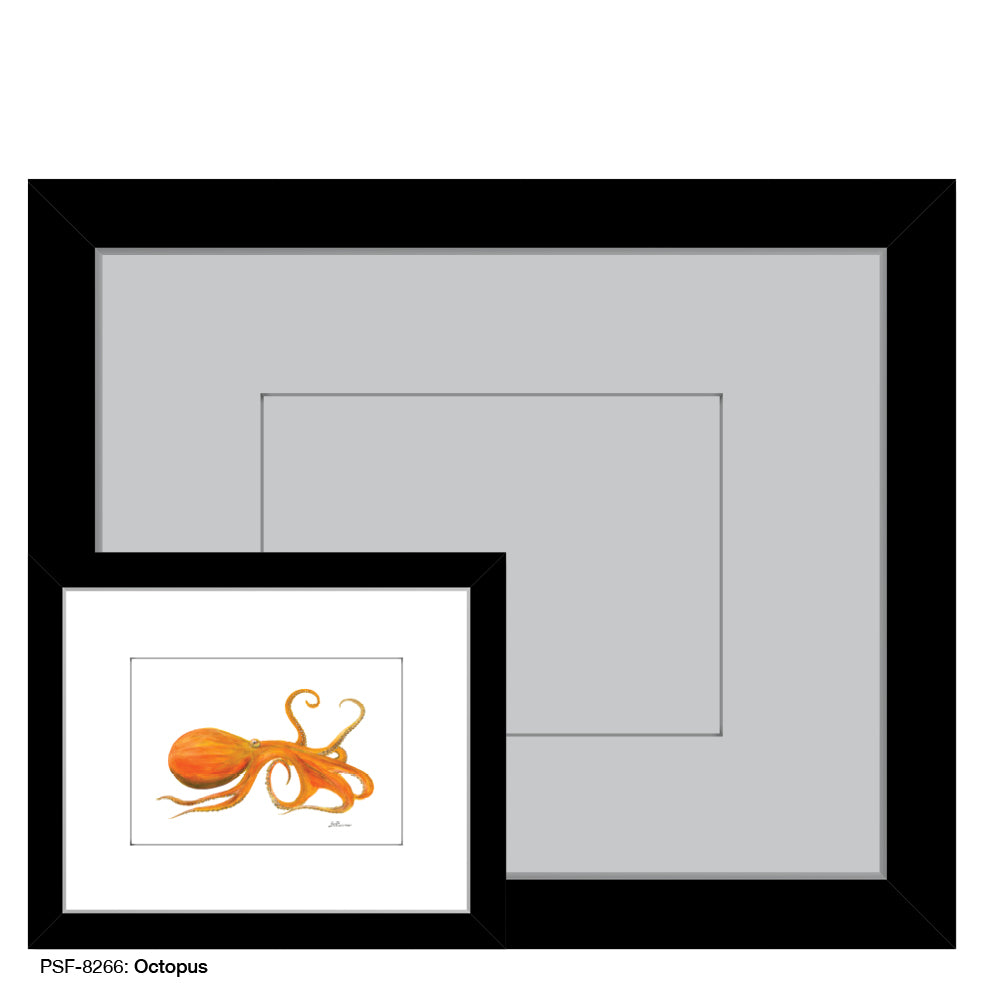 Octopus, Print (#8266B), Print Matted, www.printedcanvas.com