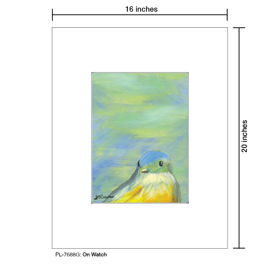 On Watch, Print (#7688G), Printe Matted, www.printedcanvas.com