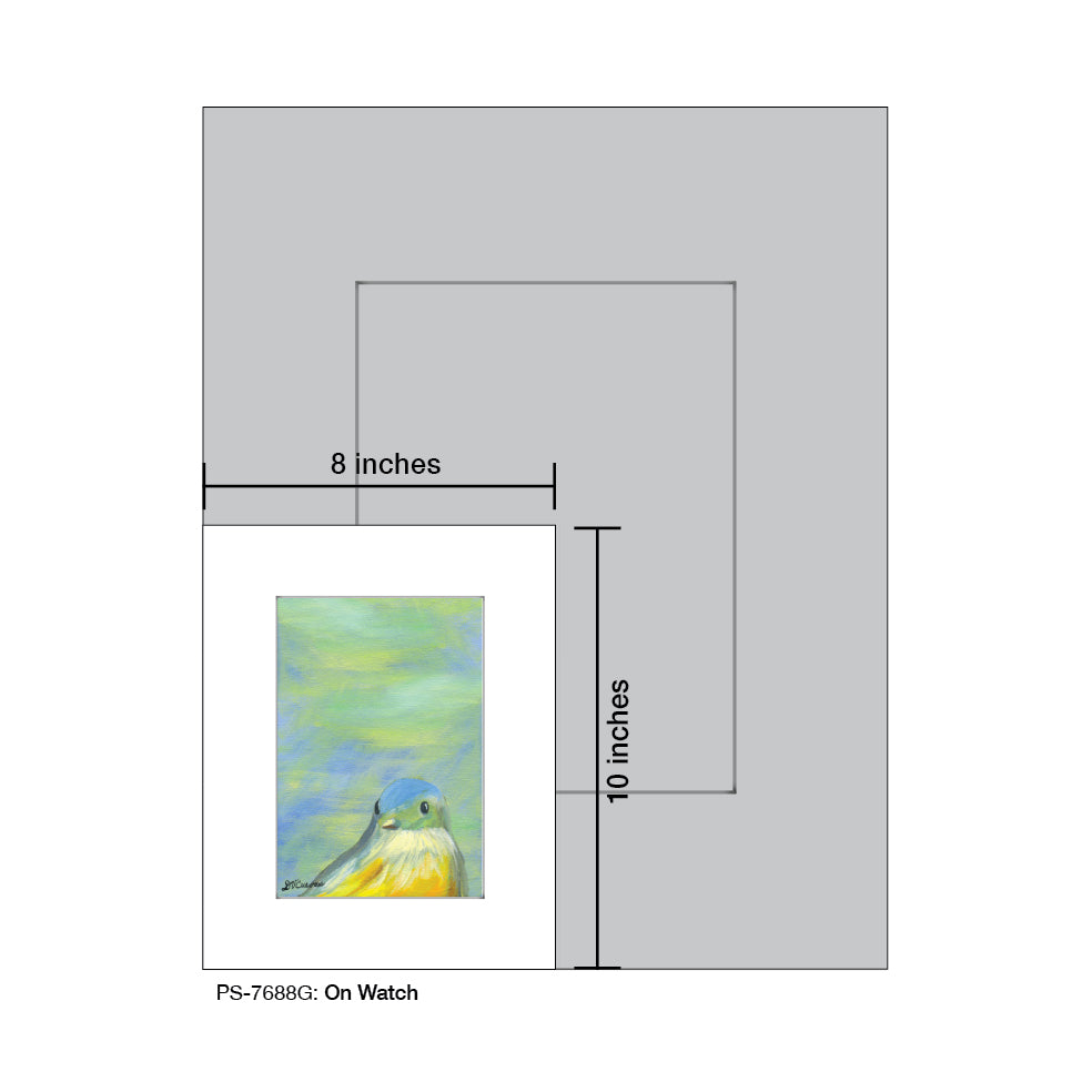 On Watch, Print (#7688G), Print Matted, www.printedcanvas.com