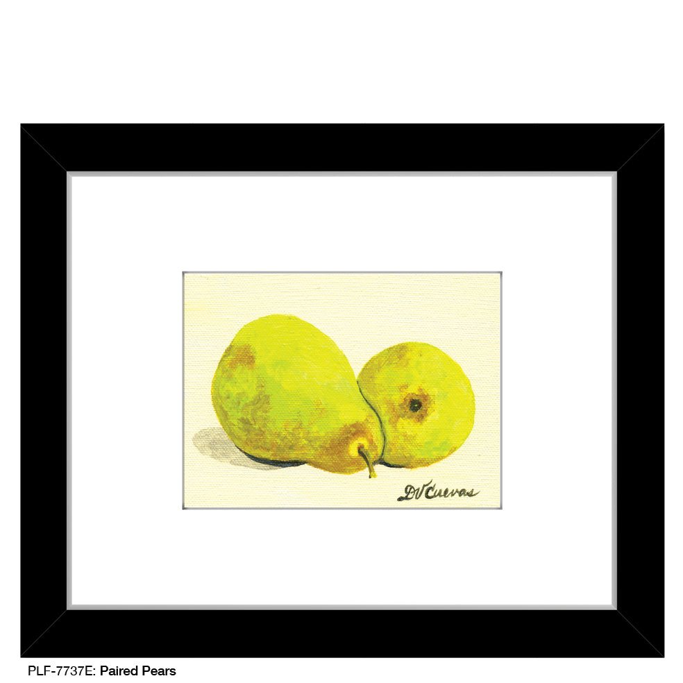 Paired Pears, Print (#7737E), Print Matted, www.printedcanvas.com