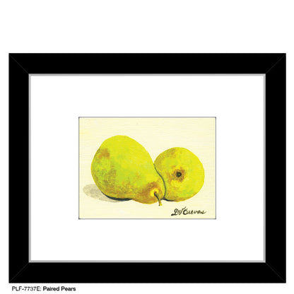 Paired Pears, Print (#7737E), Print Matted, www.printedcanvas.com