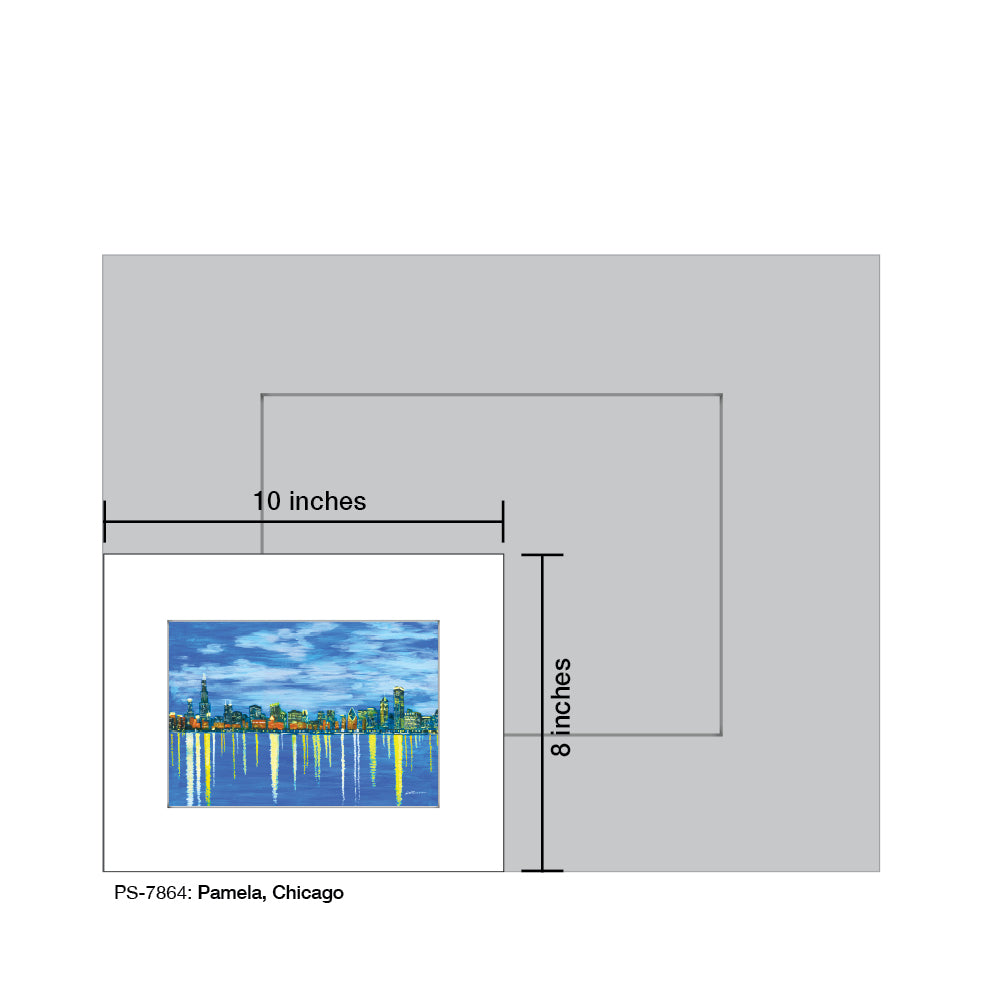 Pamela, Chicago, Print (#7864) - Printed Canvas