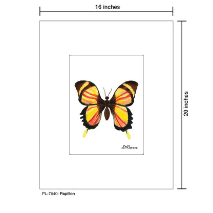 Papillon, Print (#7640) - Printed Canvas