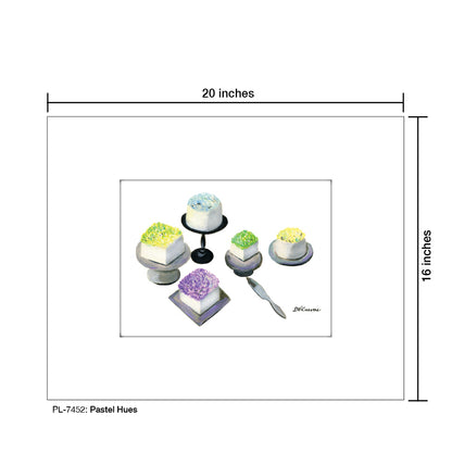 Pastel Hues, Print (#7452) - Printed Canvas
