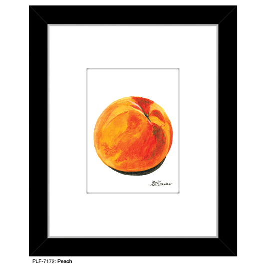 Peach, Print (#7172) - Printed Canvas