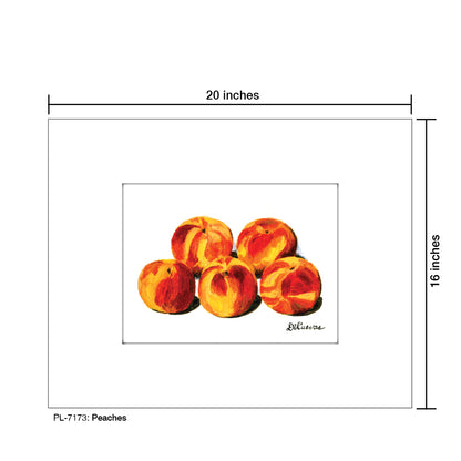 Peaches, Print (#7173) - Printed Canvas