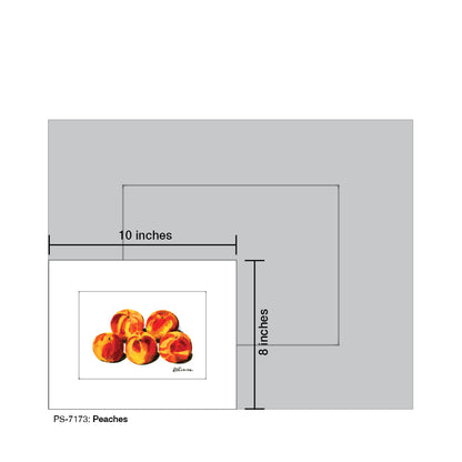 Peaches, Print (#7173) - Printed Canvas