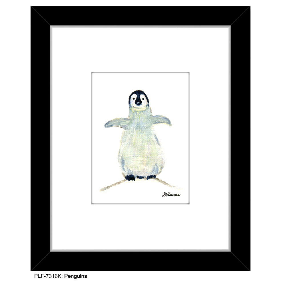 Penguins, Print (#7316K) - Printed Canvas