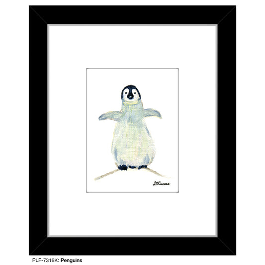Penguins, Print (#7316K) - Printed Canvas