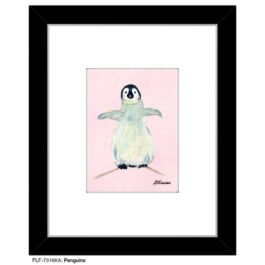 Penguins, Print (#7316KA) - Printed Canvas