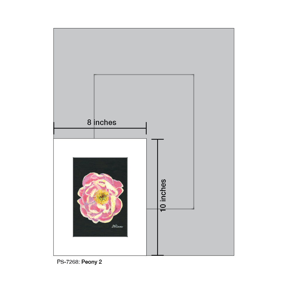 Peony 2, Print (#7268) - Printed Canvas