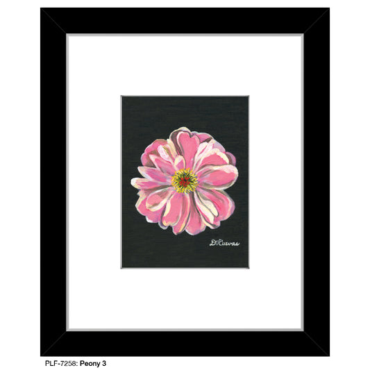 Peony 3, Print (#7258) - Printed Canvas