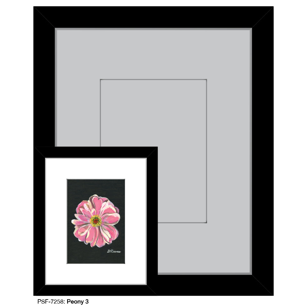 Peony 3, Print (#7258) - Printed Canvas