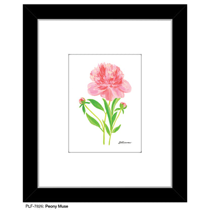 Peony Muse, Print, Print (#7826) - Printed Canvas