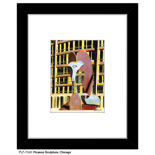 Picasso Sculpture, Chicago, Print (#7520) - Printed Canvas