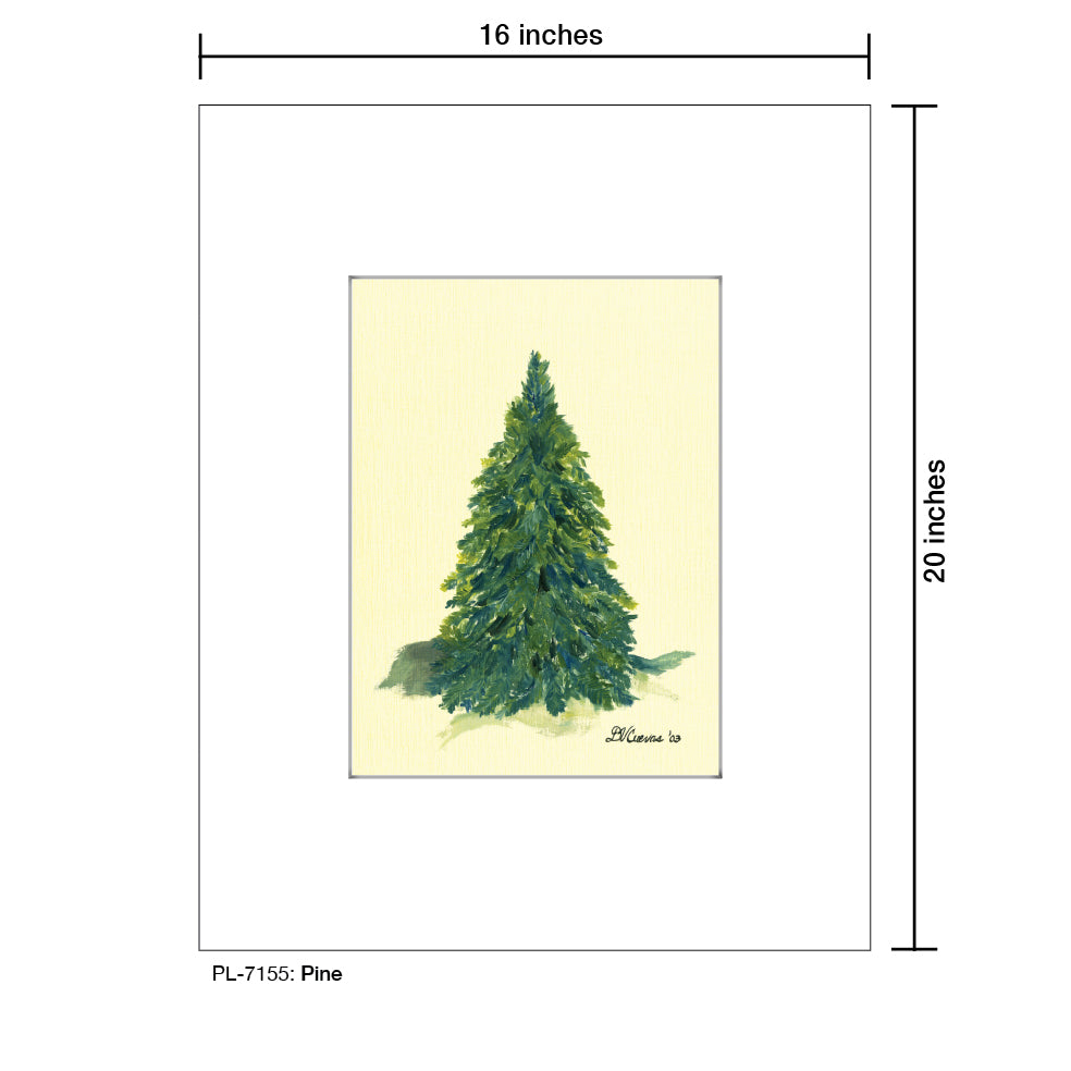 Pine, Print (#7155) - Printed Canvas