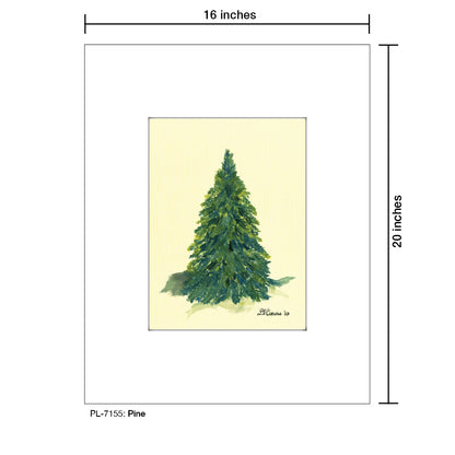 Pine, Print (#7155) - Printed Canvas