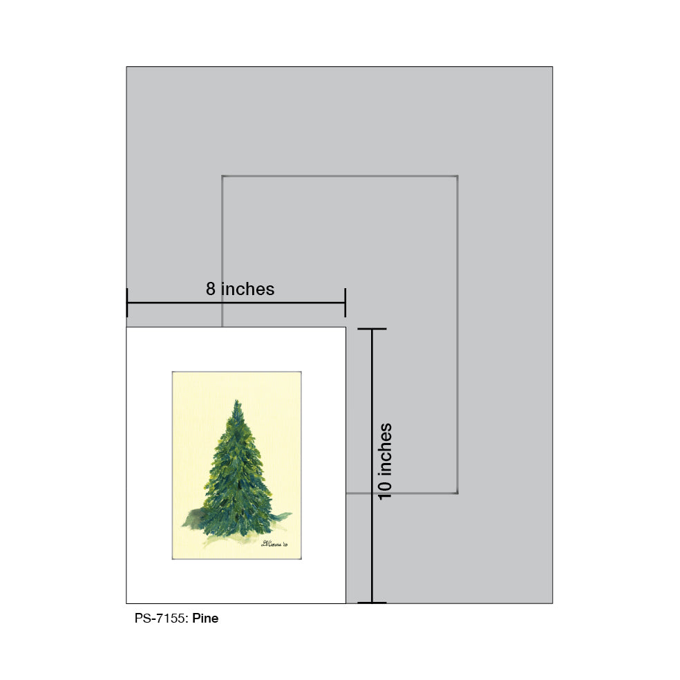 Pine, Print (#7155) - Printed Canvas