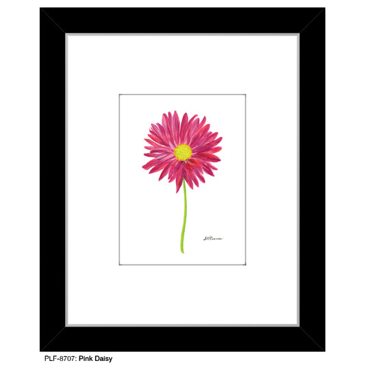 Pink Daisy, Print (#8707C), Print Matted, www.printedcanvas.com