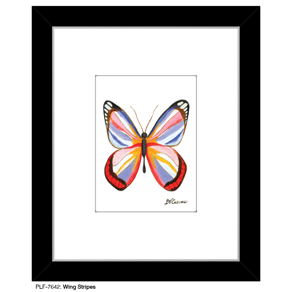 Wing Stripes, Print (#7642) - Printed Canvas