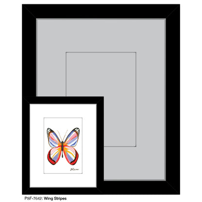Wing Stripes, Print (#7642) - Printed Canvas