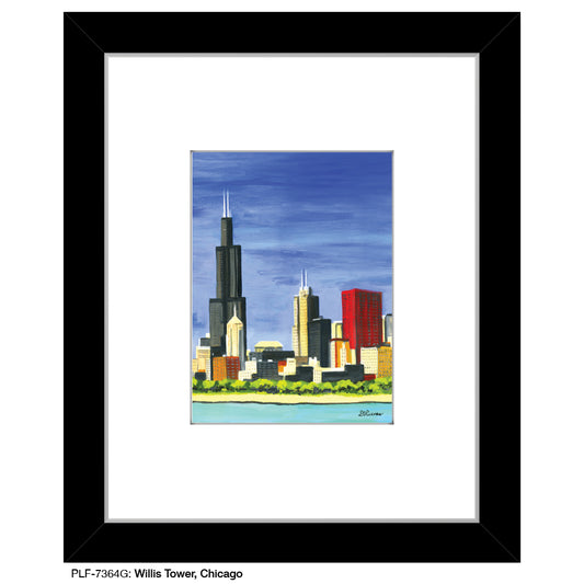 Willis Tower, Chicago, Print (#7364G) - Printed Canvas