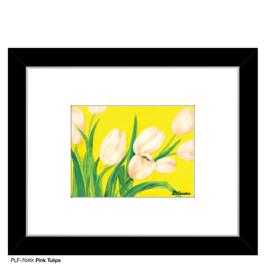 Pink Tulips, Print (#7049) - Printed Canvas