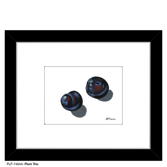 Plum Trio A, Print (#7484A) - Printed Canvas