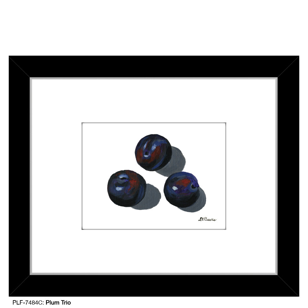 Plum Trio C, Print (#7484C) - Printed Canvas