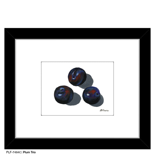 Plum Trio C, Print (#7484C) - Printed Canvas
