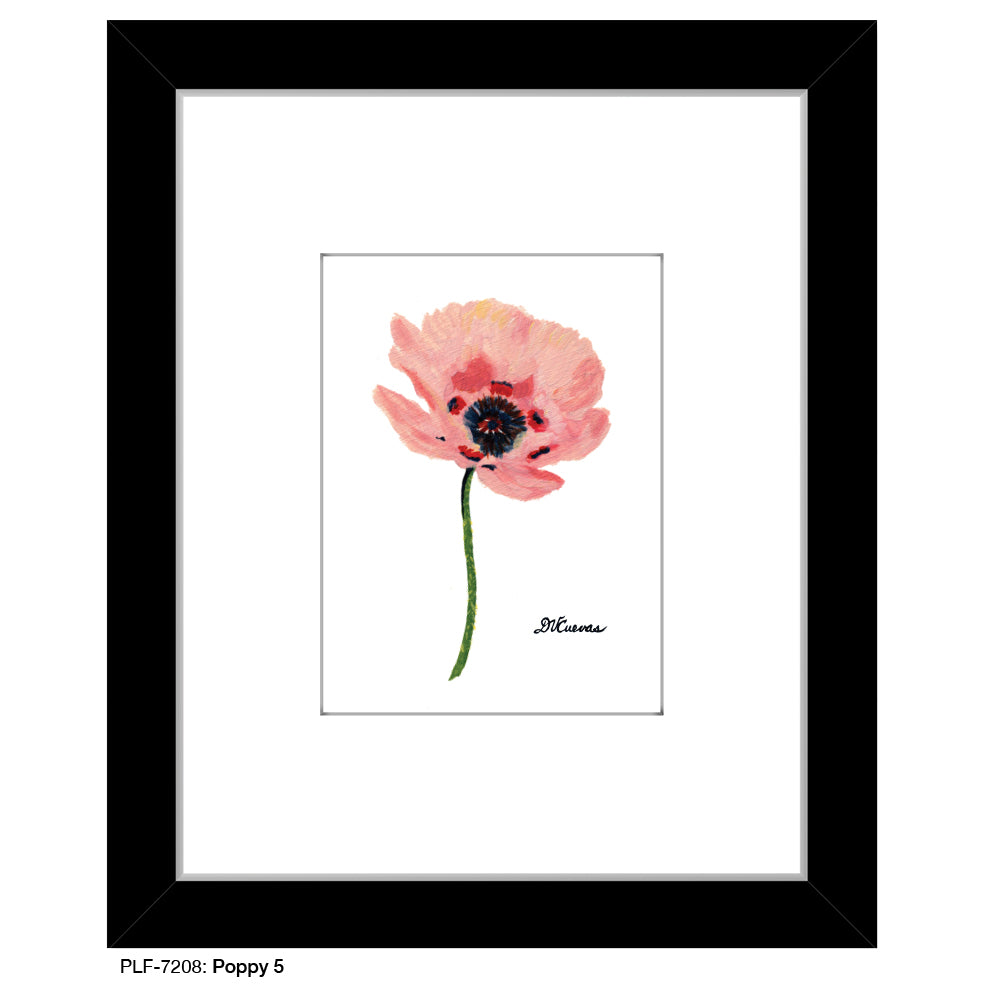 Poppy 05, Print (#7208) - Printed Canvas