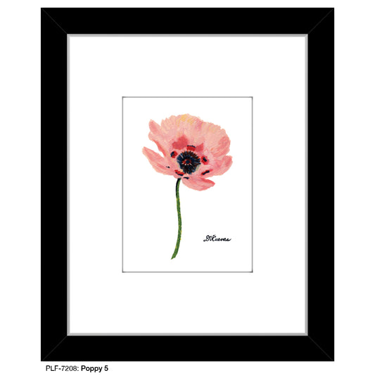 Poppy 05, Print (#7208) - Printed Canvas