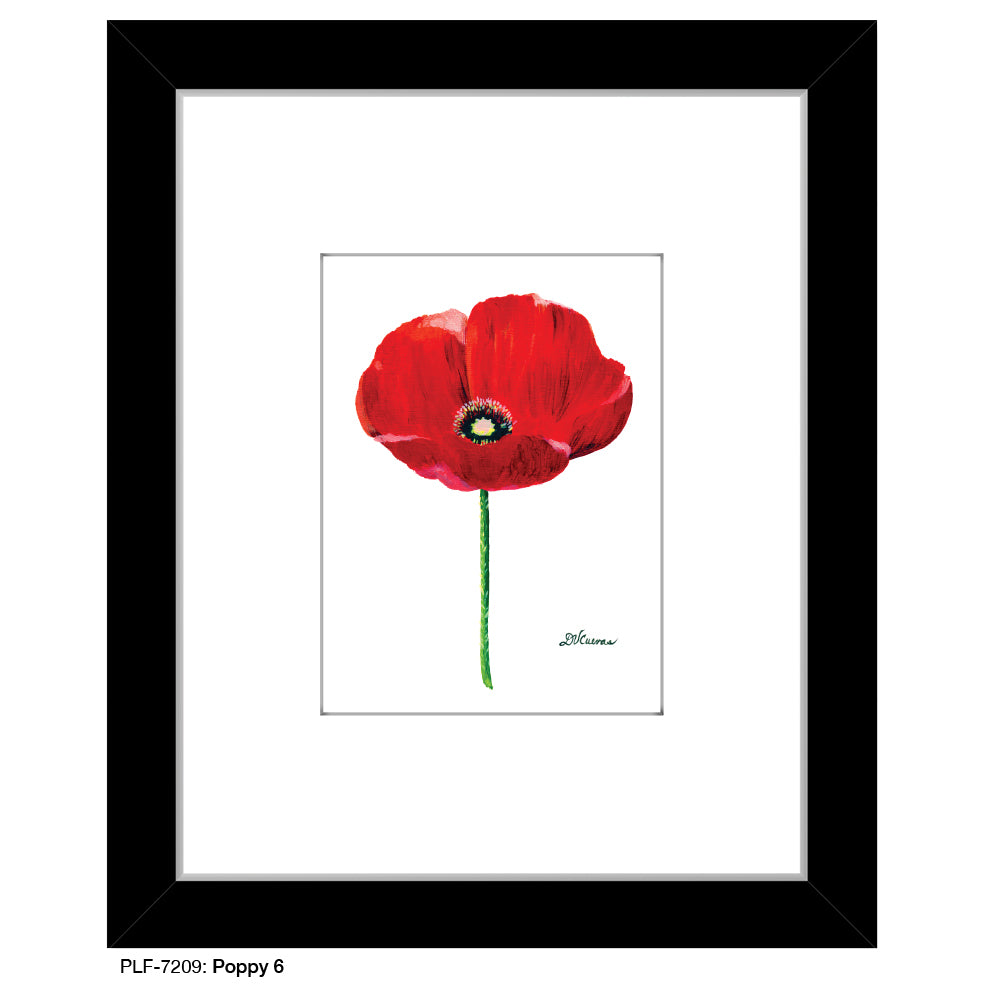 Poppy 06, Print (#7209) - Printed Canvas