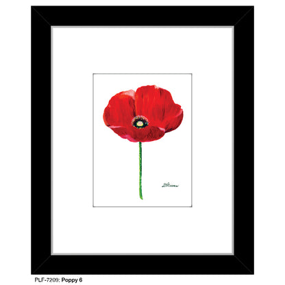 Poppy 06, Print (#7209) - Printed Canvas
