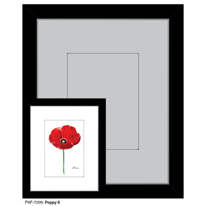 Poppy 06, Print (#7209) - Printed Canvas